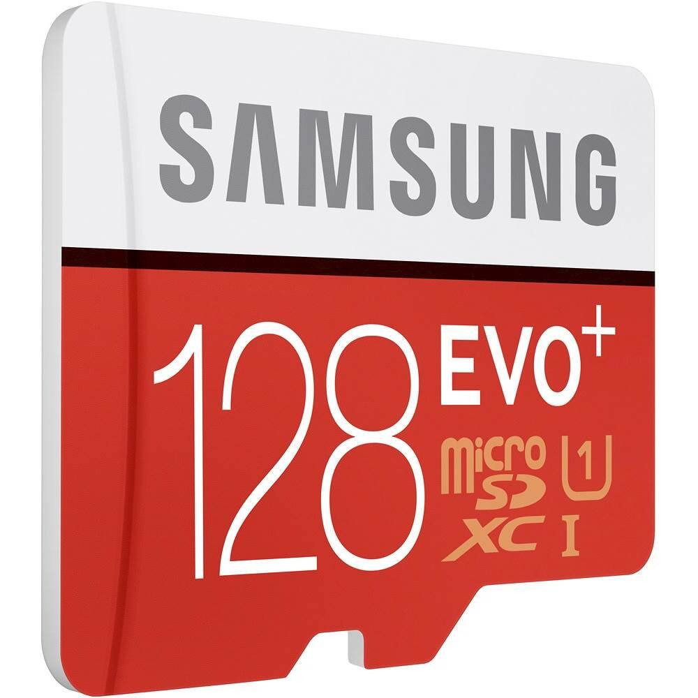 Alt View 11. Samsung - EVO+ 128GB microSDXC UHS-I Memory Card - Red/White.