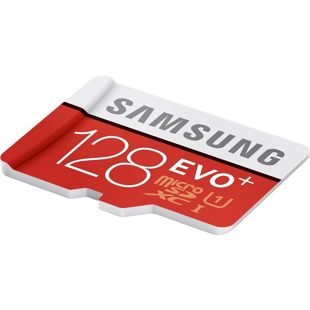 Alt View 12. Samsung - EVO+ 128GB microSDXC UHS-I Memory Card - Red/White.