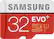 Front. Samsung - EVO+ 32GB microSDXC UHS-I Memory Card - Red/White.