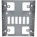 Alt View 12. StarTech.com - Dual 2.5" to 3.5" HDD Bracket - silver.