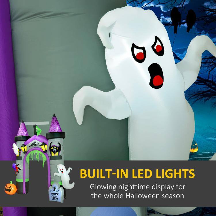 TRICK 90% TREAT

BUILT-IN LED LIGHTS
Glowing nighttime display for the whole Halloween season