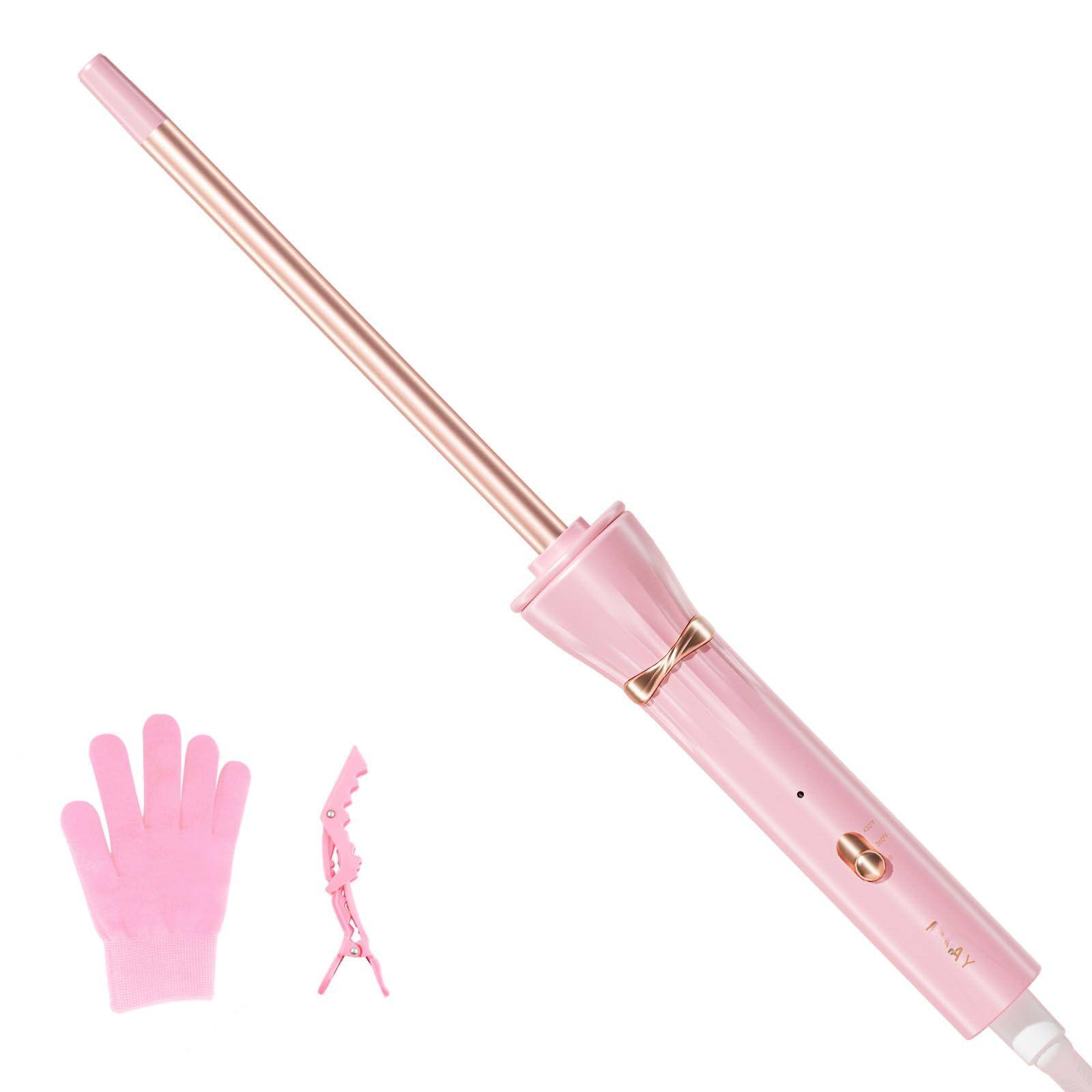 Front. Stylel Star - 3/8 Inch Curling Iron 9mm Tiny Wand Ceramic Small With.