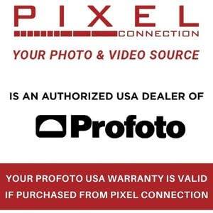PIXEL CONNECTION  
YOUR PHOTO & VIDEO SOURCE  
IS AN AUTHORIZED USA DEALER OF  
Profoto  

YOUR PROFOTO USA WARRANTY IS VALID IF PURCHASED FROM PIXEL CONNECTION
