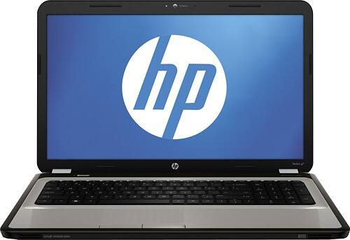 Front Standard. HP - 17.3" Refurbished Pavilion Laptop - 4GB Memory - 500GB Hard Drive - Pewter.