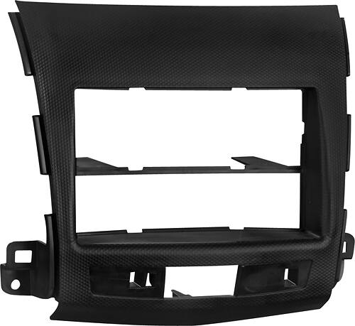 Angle. Metra - Dash Kit for Select 2007-2013 Mitsubishi Outlander DIN DDIN - Black.