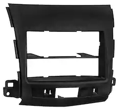 Front. Metra - Dash Kit for Select 2007-2013 Mitsubishi Outlander DIN DDIN - Black.