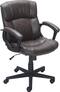 True Innovations - Puresoft Polyurethane Midback Manager's Chair - Brown-Angle_Standard