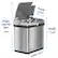 Alt View 14. iTouchless - 2.5 Gallon Touchless Sensor Trash Can with AbsorbX Odor Control and Fragrance, Stainless Steel Bathroom Garbage Bin - Silver/Stainless Steel.
