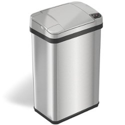 Honey-Can-Do 50 Liter Large Stainless Steel Step Trash Can with Lid Silver  TRS-08993 - Best Buy