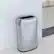 Alt View 12. iTouchless - 13 Gallon Elliptical Open Top Trash Can and Recycle Bin with Dual AbsorbX Odor Filters, Stainless Steel, Office Home - Stainless Steel/Silver.