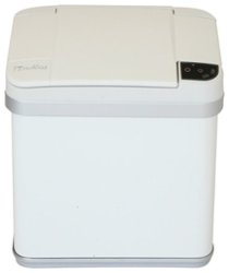 iTouchless - 2.5-Gal. Sensor Trash Can - Pearl White - Angle_Zoom