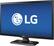 Left. LG - 24" Class (23.6" Diag.) - LED - 720p - HDTV - Black.