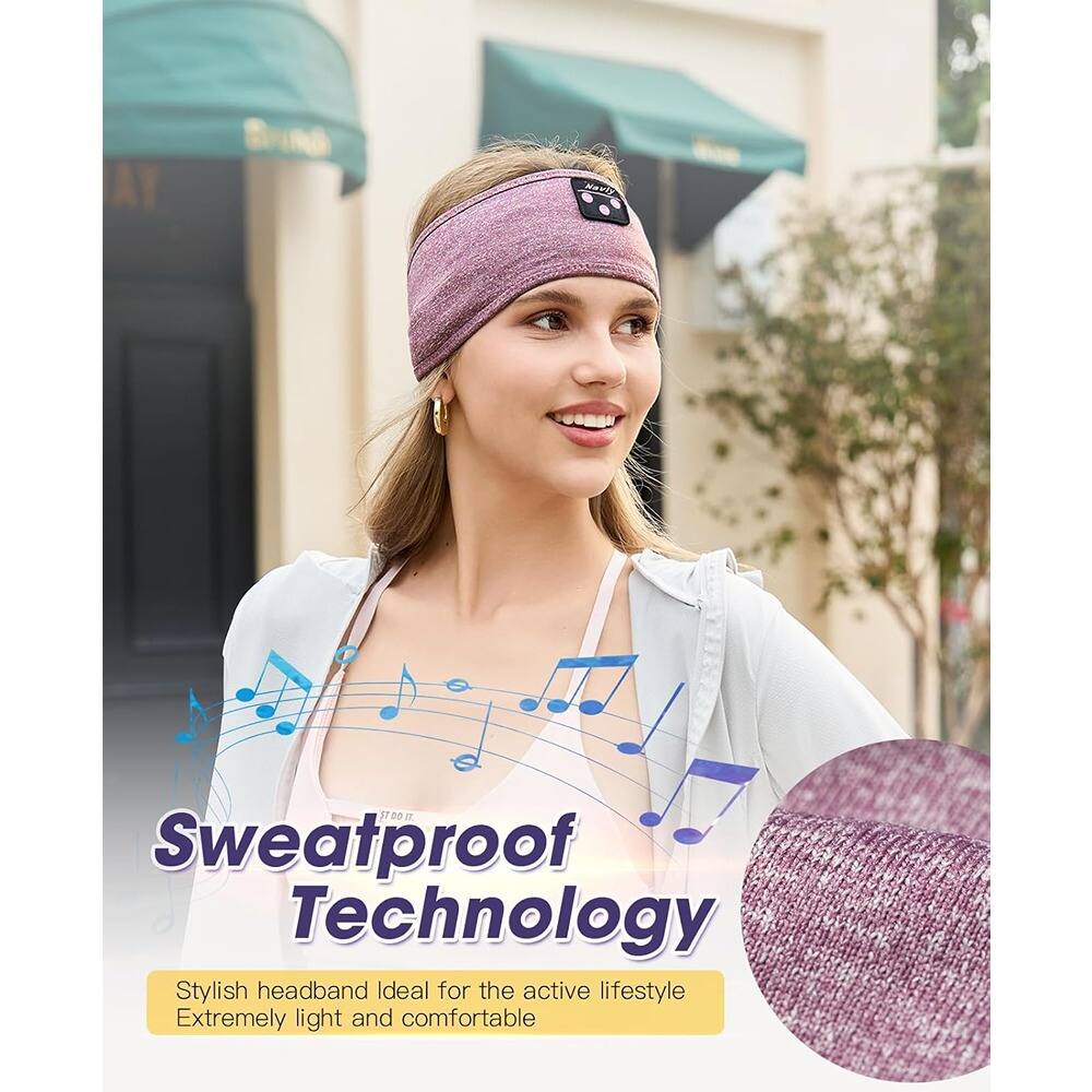 Sweatproof Technology  
Stylish headband Ideal for the active lifestyle  
Extremely light and comfortable