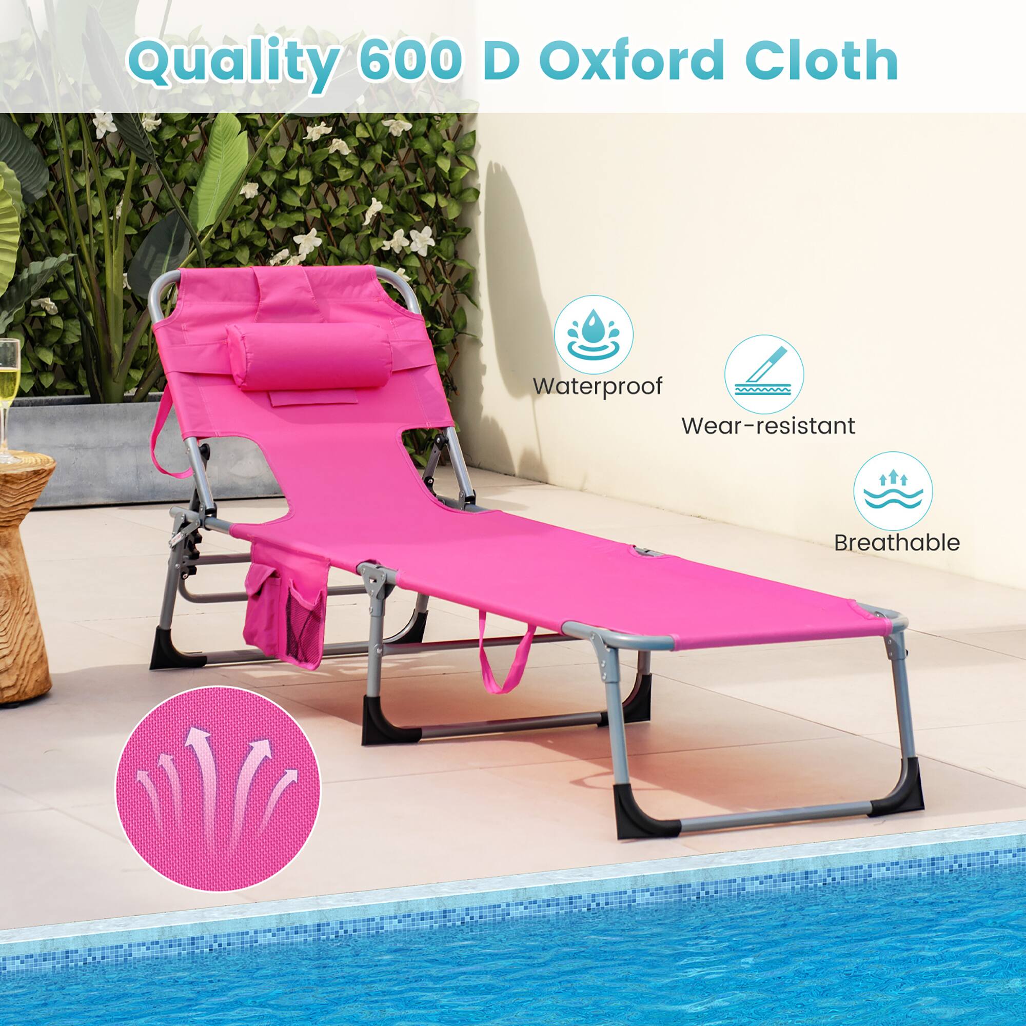 Quality 600 D Oxford Cloth

- Waterproof
- Wear-resistant
- Breathable