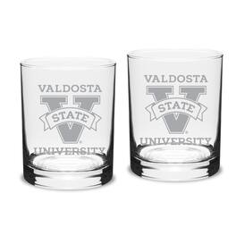 Jardine - Valdosta State Blazers 14oz. Classic Double Old Fashion Glass Set - Multicolor
