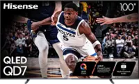 Hisense - 100" Class QD7 Series QLED 4K UHD Smart Google TV (2024) - Front_Zoom