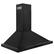 Angle. ZLINE - 30" Externally Vented Range Hood - Black stainless steel.