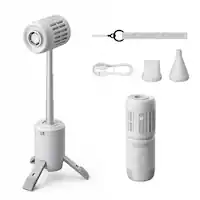 Jisulife - Outdoor Fan Ultra1 - Gray - Front_Zoom