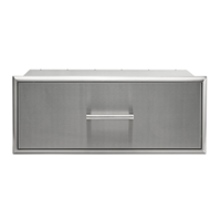 Coyote Outdoor Living 36" Single Storage Drawer - Stainless Steel - Front_Zoom