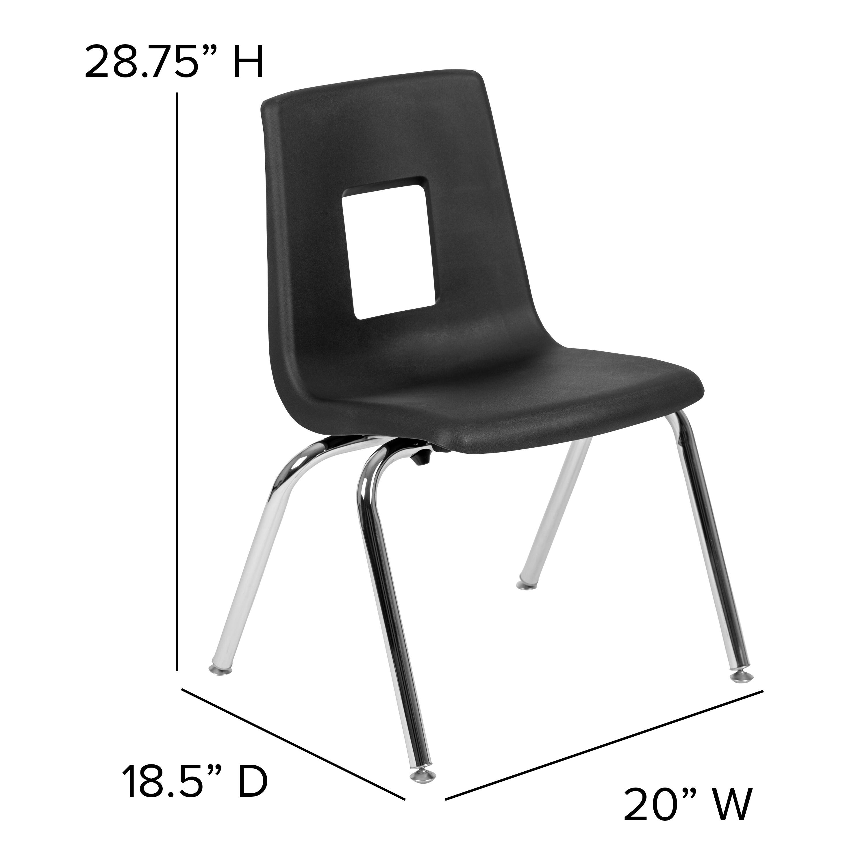 28.75" H  
18.5" D  
20" W