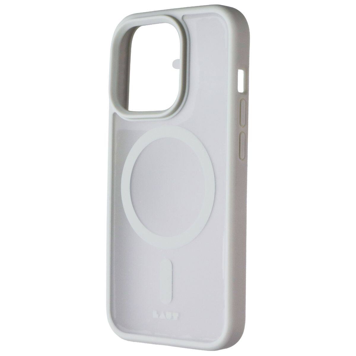 Front. LAUT - LAUT Huex Protect Series Case for MagSafe for Apple iPhone 15 Pro - White - White.