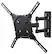 Front. Peerless-AV - Full-Motion Tilting TV Wall Mount for Most 32" - 50" Flat-Panel TVs - Extends 13.08" - Black.