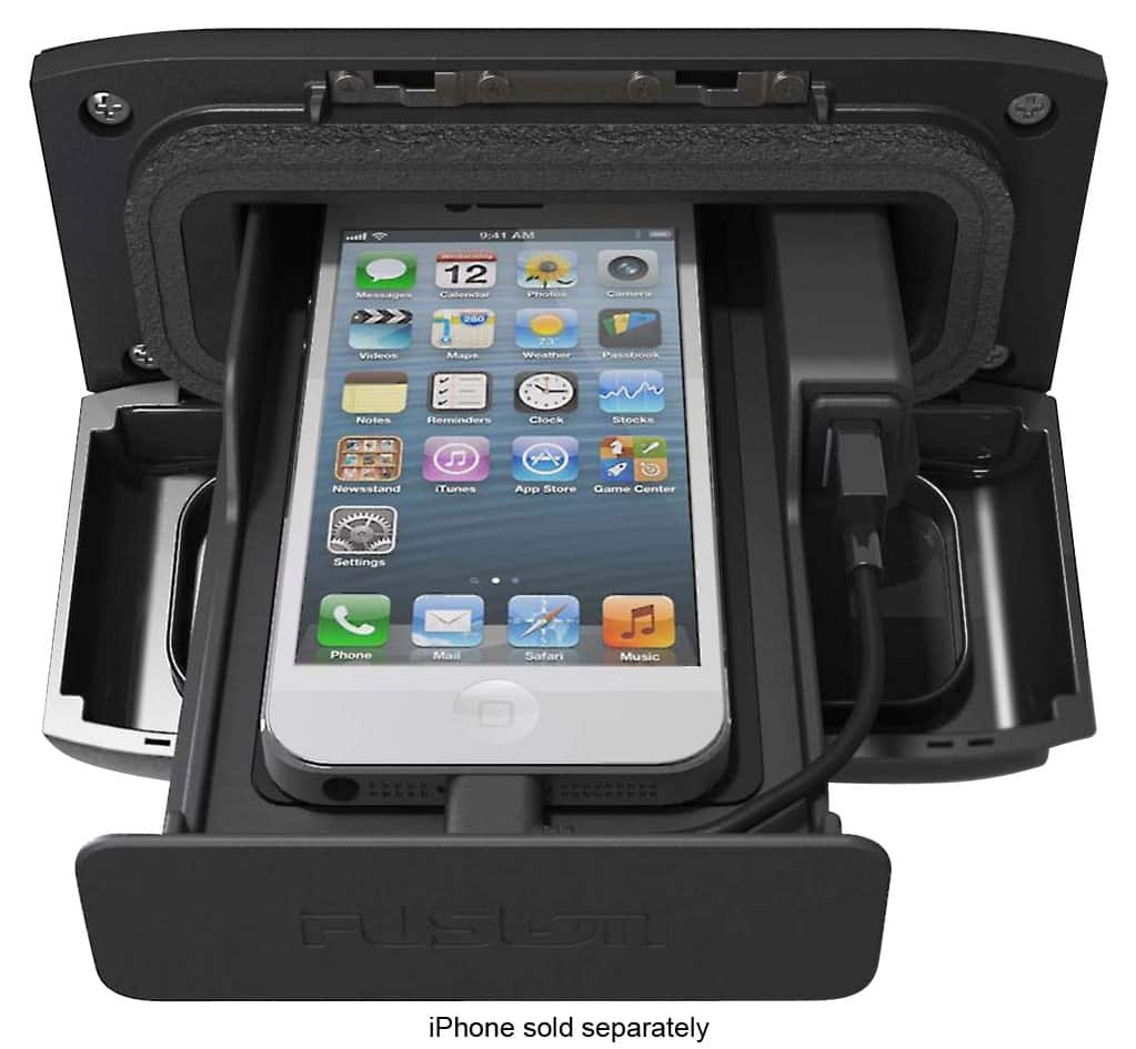 Alt View 18. Fusion - UNI-Dock Marine Media Device Dock - Black.