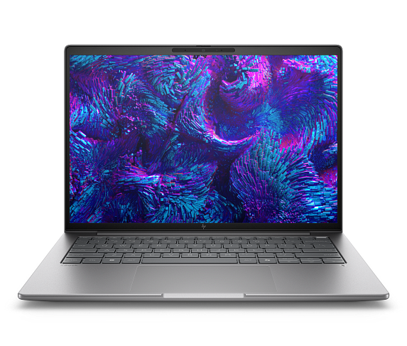 Front. HP - HP ZBook 8 G1i 14" Mobile Workstation PC  Wolf Pro Security Edition Intel Arc - Black.