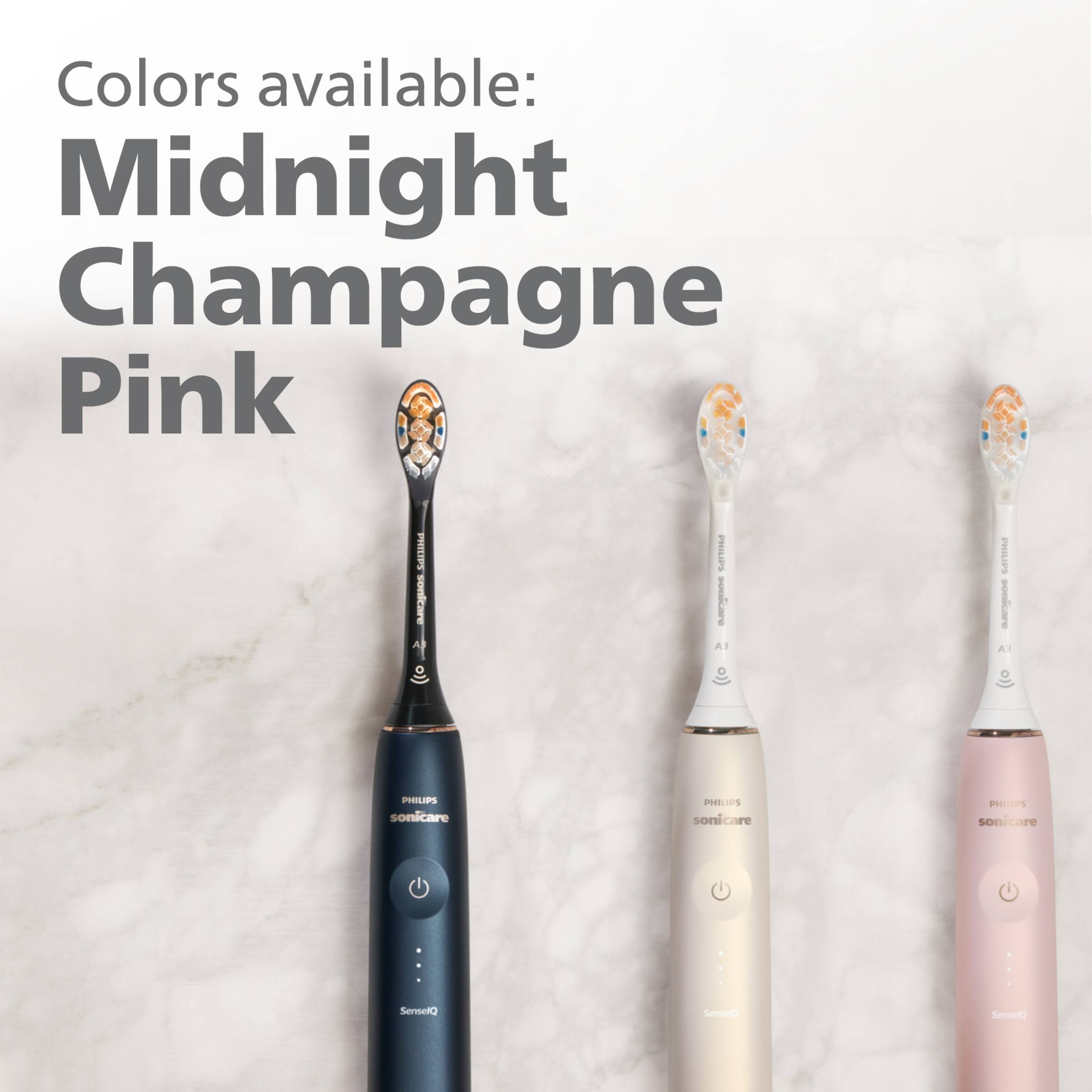 Alt View 29. Philips Sonicare - 9900 Prestige Rechargeable Electric Toothbrush with SenseIQ - Champagne.