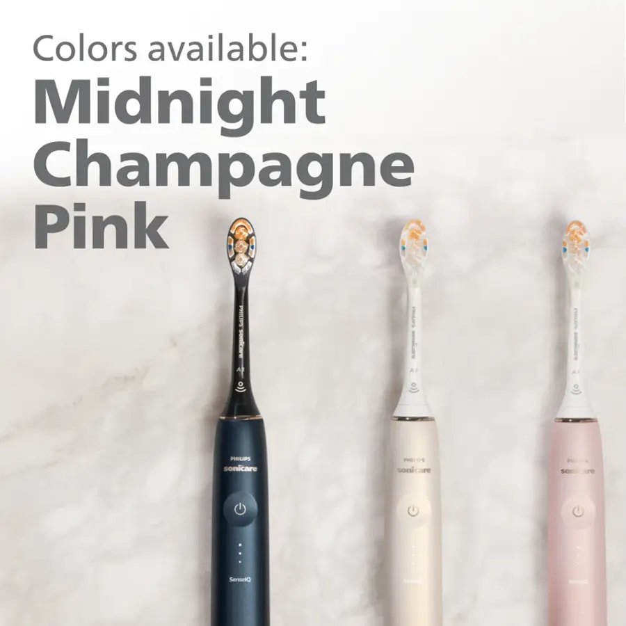 Alt View 29. Philips Sonicare - 9900 Prestige Rechargeable Electric Toothbrush with SenseIQ - Champagne.