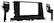 Front. Metra - Dash Kit for Select 2014-2019 Toyota Highlander DDIN - Black.
