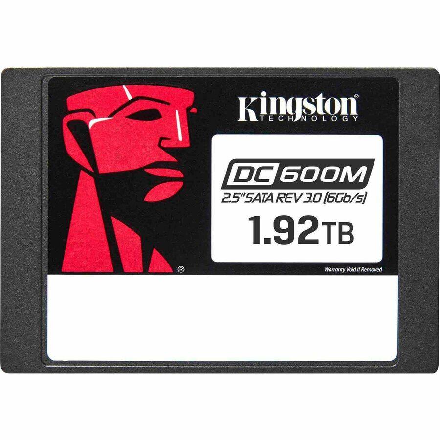 Kingston TECHNOLOGY  
DC 600M  
2.5" SATA REV 3.0 (6Gb/s)  
1.92TB  
Warranty Void if Removed