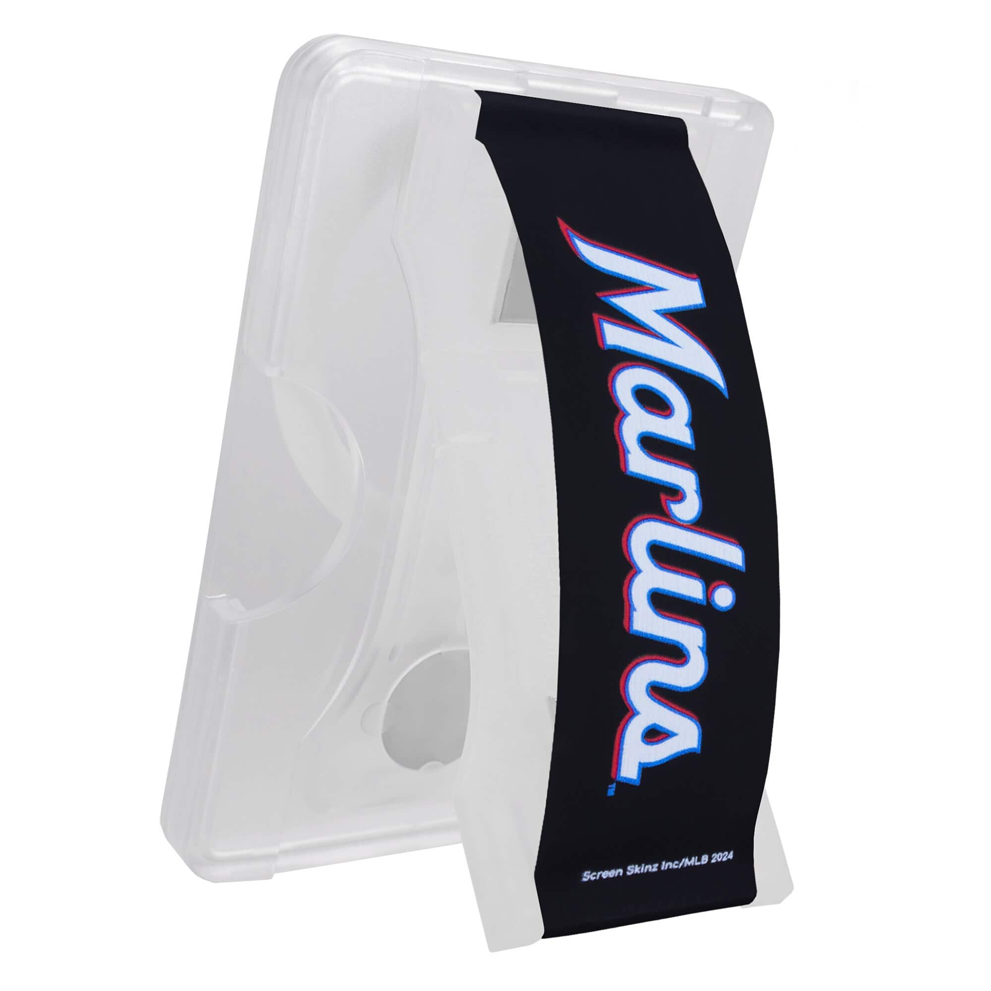 Screen Skinz - Miami Marlins MagSafe Wallet Phone Grip - Multicolor