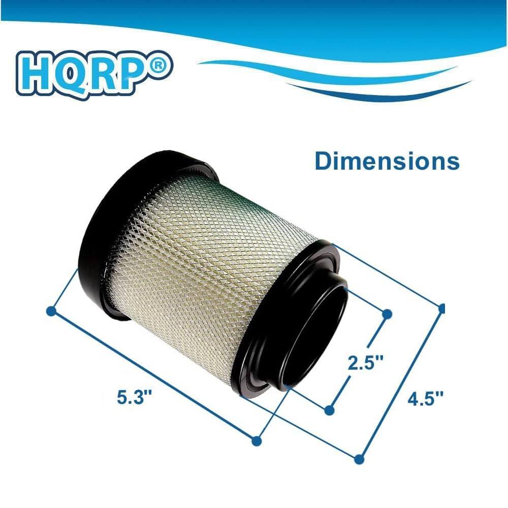 HQRP Dimensions 2.5" x 4.5" x 5.3"