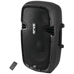 PYLE - Pro 15" 1200W 2-way Bluetooth PA Speaker - Black - Front_Zoom