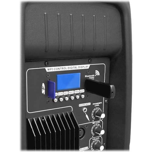 Alt View 1. PYLE - Pro 15" 1200W 2-way Bluetooth PA Speaker - Black.
