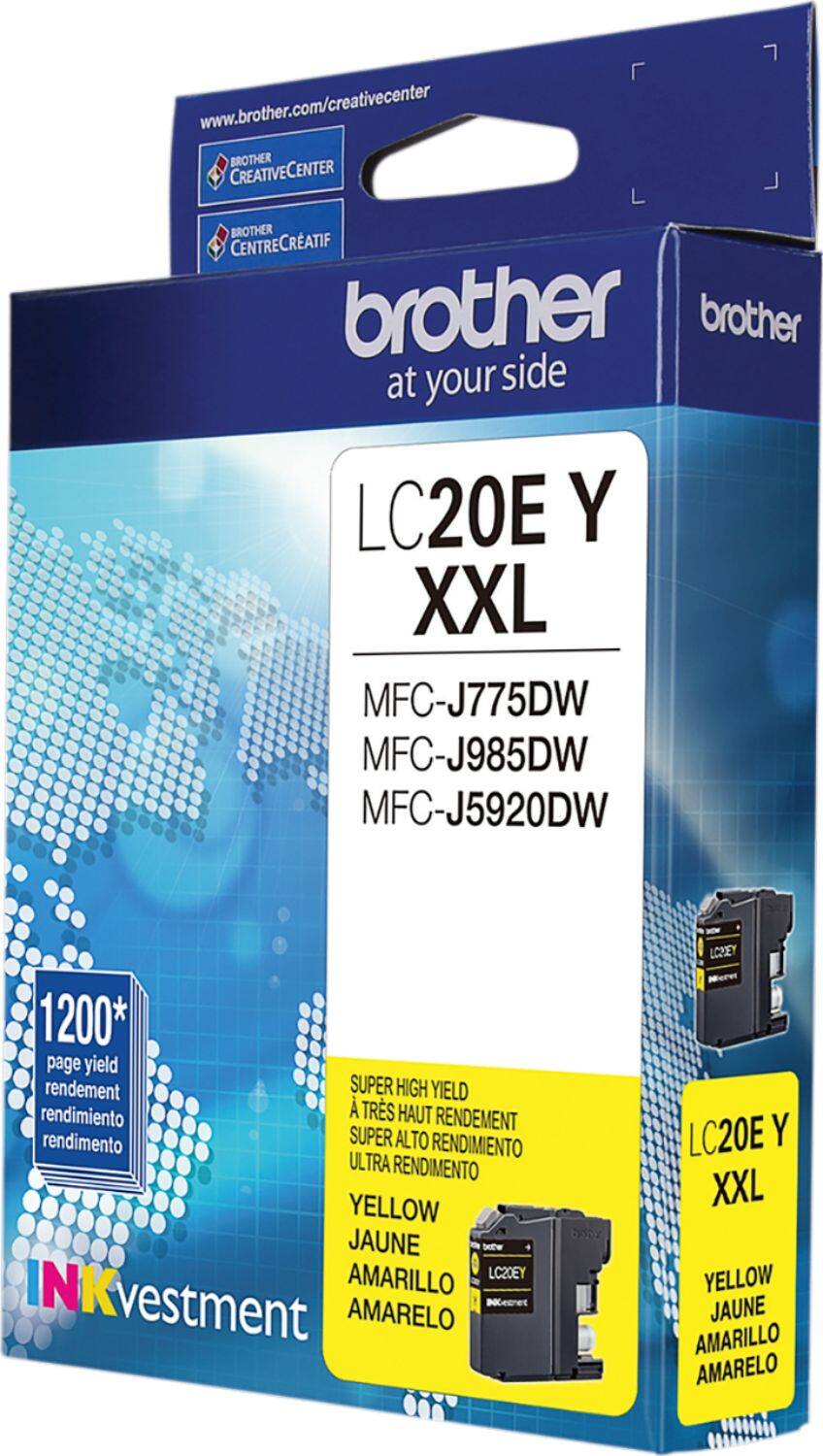 Alt View 11. Brother - LC20EY XXL Super High-Yield Ink Cartridge - Yellow - Yellow.