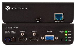 Atlona - 3-Input HDMI and VGA Switcher - Black - Front_Zoom