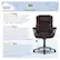 Alt View 21. Serta - Garret Bonded Leather Executive Office Chair with Premium Cushioning - Brown.