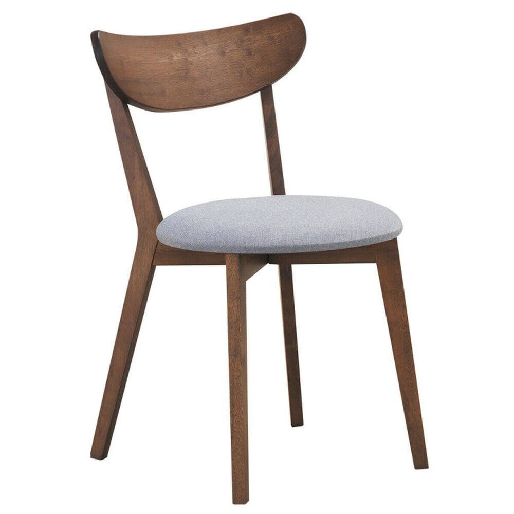 Alt View 2. Kadyn - Dining Chairs, Kitchen Chairs Trattoria Chairs,Set of 2 Dining Chairs Upholstered Curved Back Side - Brown.