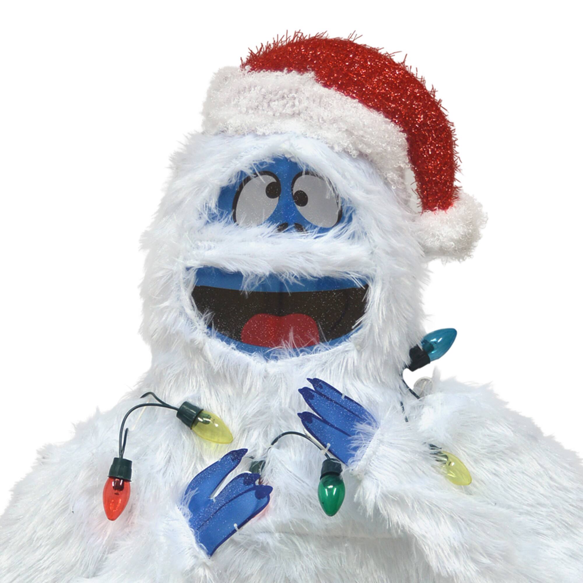 Alt View 7. ProductWorks - ProductWorks 48 Inch Bumble Pre-Lit Christmas Yard Ornament Holiday Decoration - Multicolor.