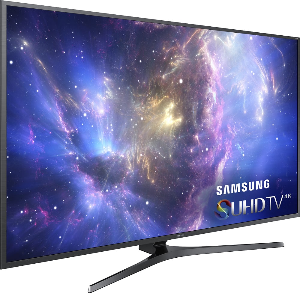 Angle. Samsung - 60" Class (60" Diag.) - LED - 2160p - Smart - 4K Ultra HD TV - Black.
