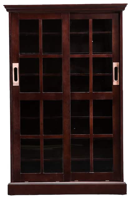 Sei Sliding Door Media Cabinet Espresso Ms1071t Best Buy