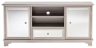 SEI Furniture - Mirage TV/Media Stand - Silver - Front_Zoom