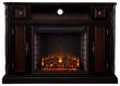 SEI - Marianna Media Electric Fireplace - Ebony - Larger Front