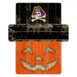 Fan Creations - ECU Pirates 12" x 12" Jack-O-Lantern Display - Orange