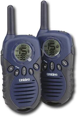 Angle Standard. Uniden - 15-Channel FRS/GMRS 2-Way Radios - Blue.