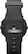Back. Pebble - Time Round Smartwatch 20mm Stainless Steel Leather - Black/Black.