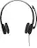 Angle. Logitech - H151 Wired On-Ear Headphones - Black.