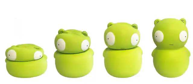 Front. Toynk - Bob's Burgers Kuchi Kopi 10-Inch Jumbo Squishy Toy - Green.